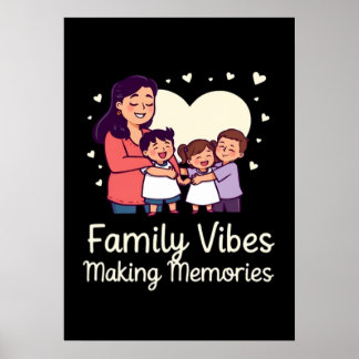 Family Vibes Making Memories - Funny vacation ポスター