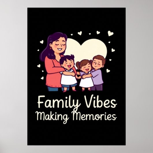 Family Vibes Making Memories - Funny vacation ポスター (正面)