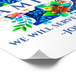 FAMILY White Poster Print 'We Will Serve' #281225 ポスター