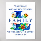FAMILY White Poster Print 'We Will Serve' #281225 ポスター (正面)