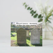 Famous Authors Jerome K Jerome Headstone,  ポストカード (スタンド正面)