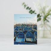 Famous Blue Boats of Essaouira ポストカード (スタンド正面)