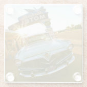 Famous Blue Swallow Motel on Route 66 ガラスコースター (裏面)