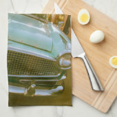 Famous Blue Swallow Motel on Route 66 キッチンタオル (四つ折り)