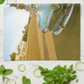 Famous Blue Swallow Motel on Route 66 キッチンタオル (折り畳み)