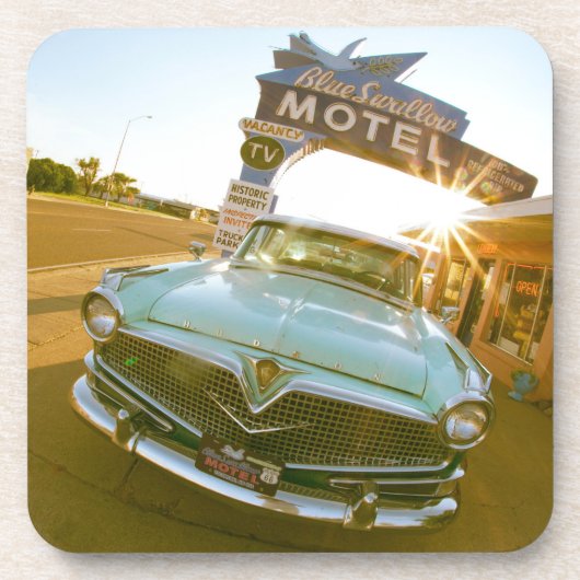Famous Blue Swallow Motel on Route 66 コースター (正面)
