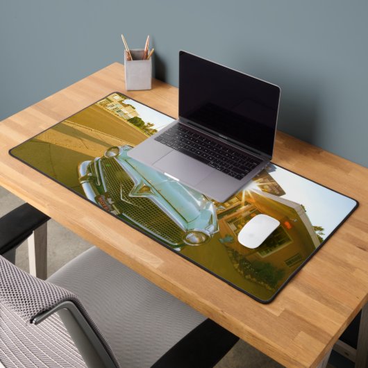 Famous Blue Swallow Motel on Route 66 デスクマット (オフィス2)