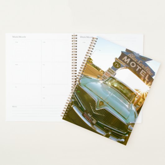 Famous Blue Swallow Motel on Route 66 プランナー手帳 (ディスプレー)