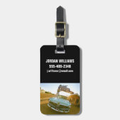 Famous Blue Swallow Motel on Route 66 ラゲッジタグ (正面縦)