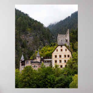 Famous Castles in Europe Countryside Image - 3 ポスター
