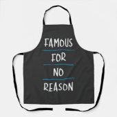Famous for No Reason エプロン (正面)