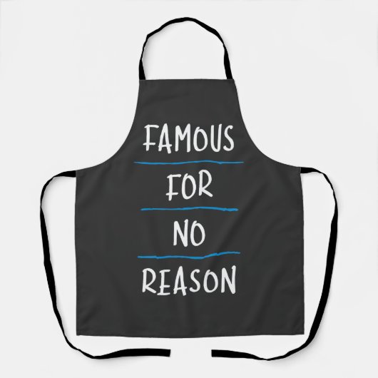 Famous for No Reason エプロン (正面)