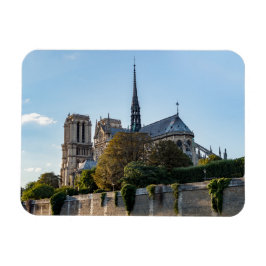 Famous Notre Dame de Paris Cathedral - France マグネット