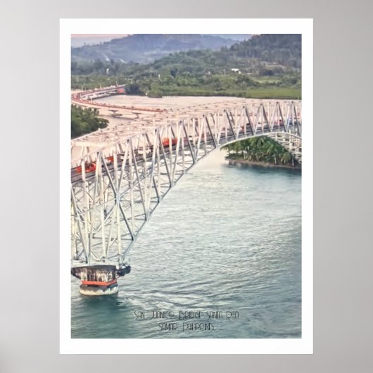 Famous San Juanico Bridge, Ph. -  ポスター (正面)