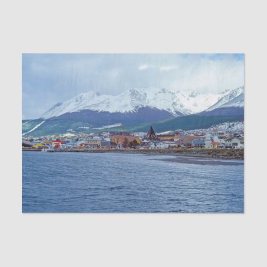 Famous Ushuaia - Tierra del Fuego, Argentina 薄葉紙 (正面)