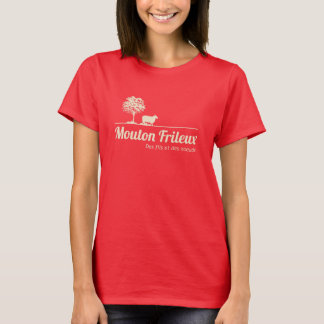 Fan de Mouton Frileux T-shirt foncé Tシャツ
