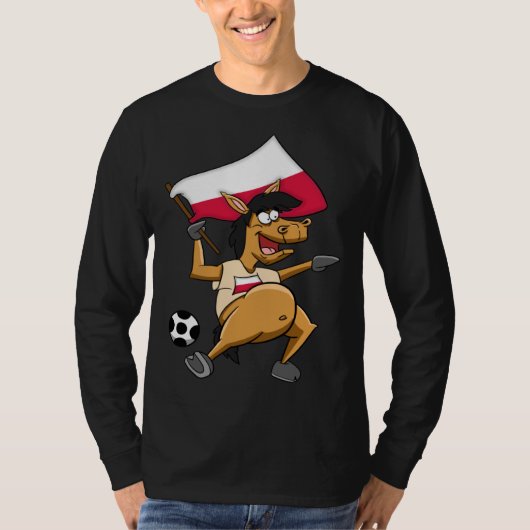 Fan horse Poland Tシャツ (正面)