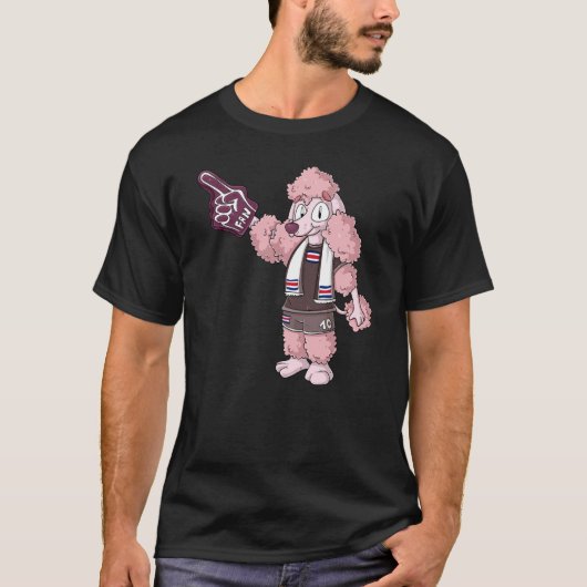 Fan Poodle Costa Rica Tシャツ (正面)