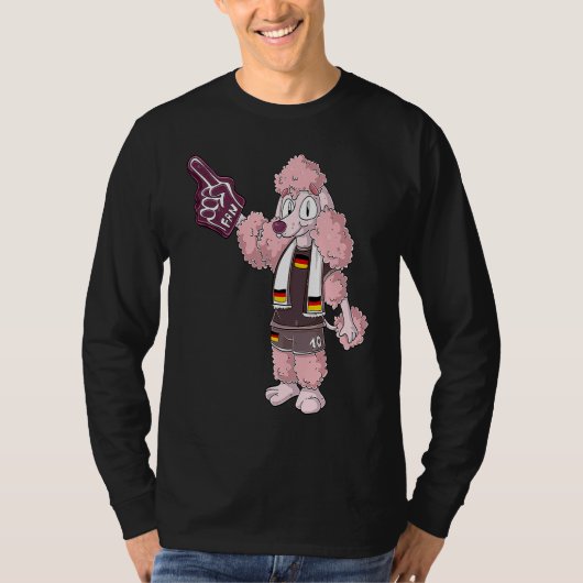 Fan Poodle Germany Tシャツ (正面)