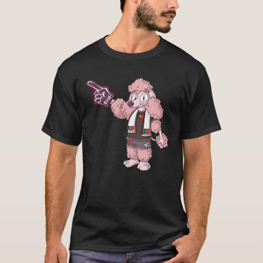 Fan Poodle Portugal Tシャツ (正面)