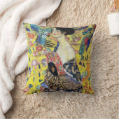 Fan with Gustavクリムト クッション (ブランケット)