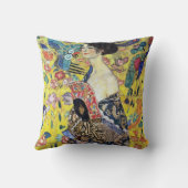 Fan with Gustavクリムト クッション (裏面)