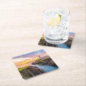 Fanadのヘッド灯台Co. |ドニゴールアイルランド スクエアペーパーコースター (インサイチュ)