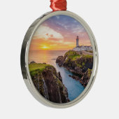 Fanadのヘッド灯台Co. |ドニゴールアイルランド メタルオーナメント (右)