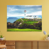 Fanad Head Lighthouse Donegal Ireland Art Print キャンバスプリント (インサイチュ (リビング))