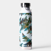 Fanciful Fractal Arctic Camouflage ウォーターボトル (左面)