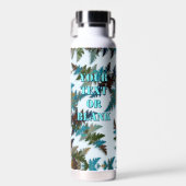 Fanciful Fractal Arctic Camouflage ウォーターボトル (正面)