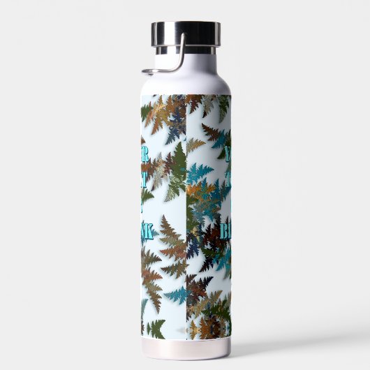 Fanciful Fractal Arctic Camouflage ウォーターボトル (右面)