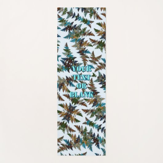 Fanciful Fractal Arctic Camouflage ヨガマット (正面)