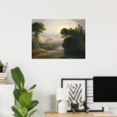 Fanciful Landscape, Thomas Douttyファインアートポスター ポスター (ホームオフィス)