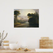 Fanciful Landscape, Thomas Douttyファインアートポスター ポスター (キッチン)