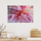 Fanciful Peachy-Pink Peony:大型フォーマットプリント ポスター (キッチン)