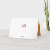 Fanciful Thank You Greeneryカー空白のド カード (裏面)