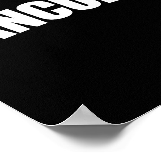 Fanculo Italian Term For Off, Funny Sarcastic Gift ポスター (角)