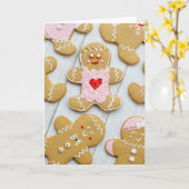 Fancy a spicy ginger for Christmas? カード (黄色い花)