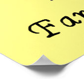 Fancy a Tart Funny Quirky Lemon Meringue Pie Art ポスター (角)