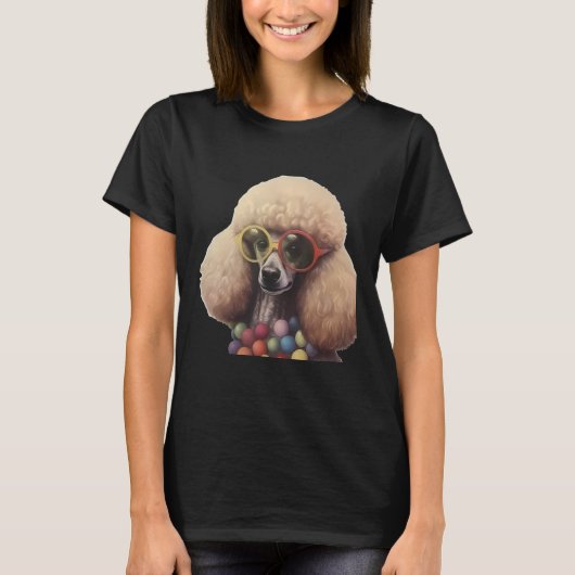 Fancy and Fabulous Poodle Tシャツ (正面)
