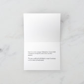 Fancy and Luxurious "thank you!" Postcard カード (内部)