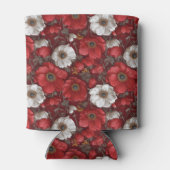 Fancy Anemones Petal Summer Wedding 缶クーラー (裏面)