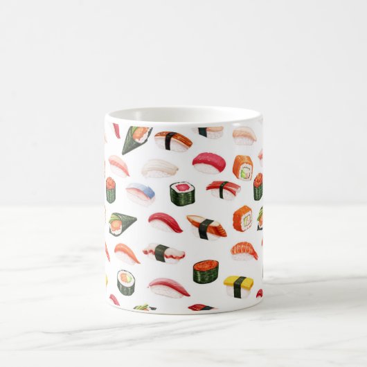 Fancy Asian Sushi Mug コーヒーマグカップ (中央)