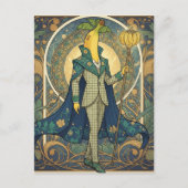 Fancy Banana in a Checkered Suit ポストカード (正面)