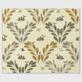 Fancy Birds and Flowers 2 ラッピングペーパー (フラット)