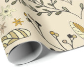 Fancy Butterflies and Flowers 2 ラッピングペーパー (ロールコーナー)