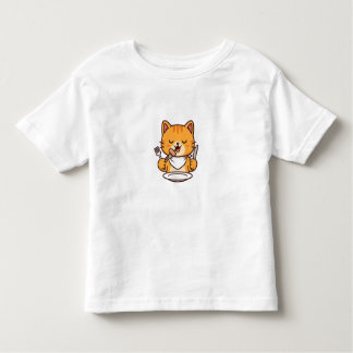 Fancy Cat Dining - T-Shirt トドラーTシャツ