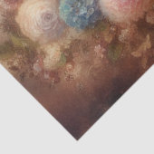 Fancy Cat in Victorian Hat Floral Decoupage  薄葉紙 (詳細)