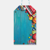 Fancy Christmas Personalized Childs ギフトタグ (裏面)